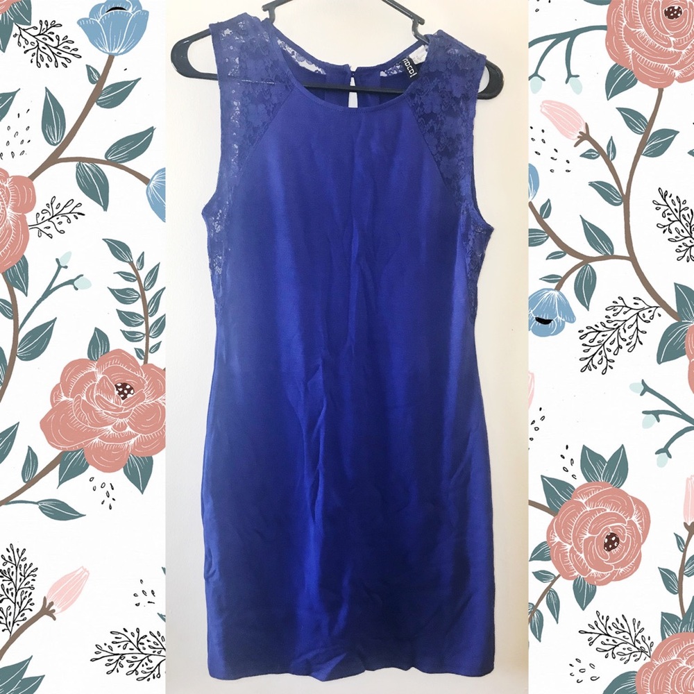 Blue Purple Bodycon Dress by H&M -10